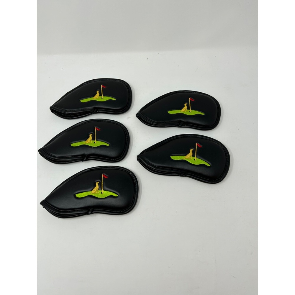 Lot of 5 SteadyDoggie Padded Embroidered Irons Golf Club Covers NEW D3